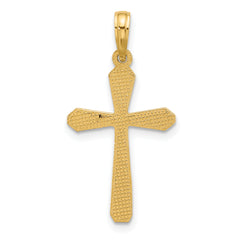 14k Fancy Cross Charm