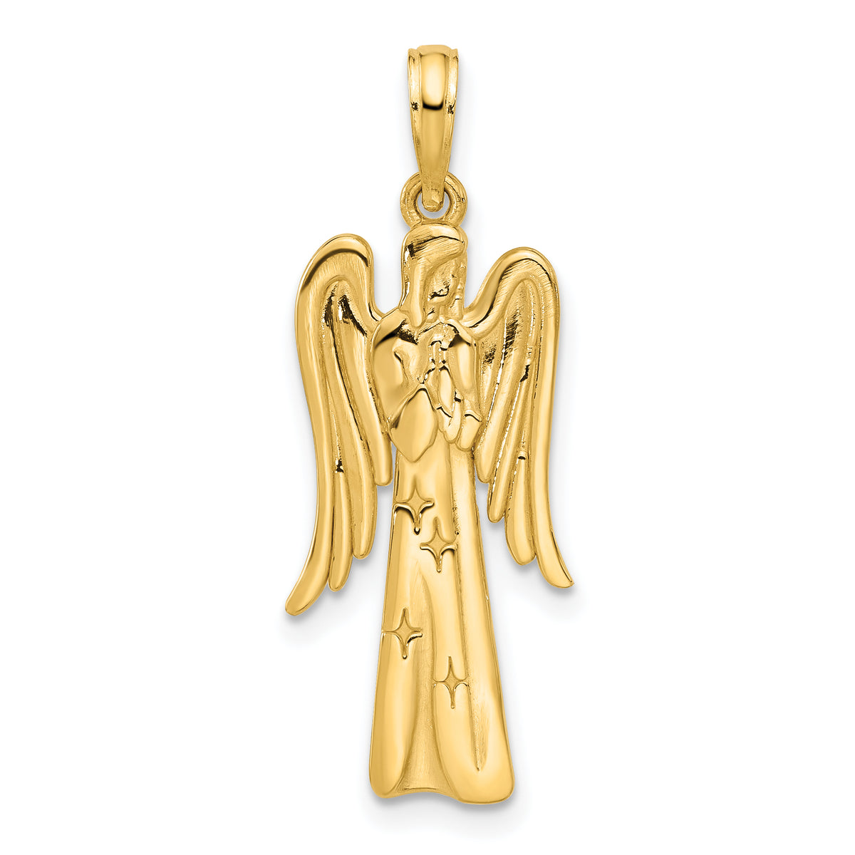 14k Fancy Angel Charm