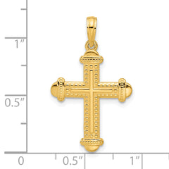 14k Fancy Cross Charm