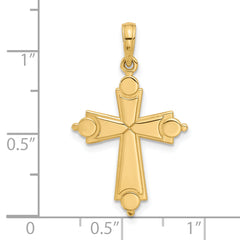 14k Fancy Cross Charm