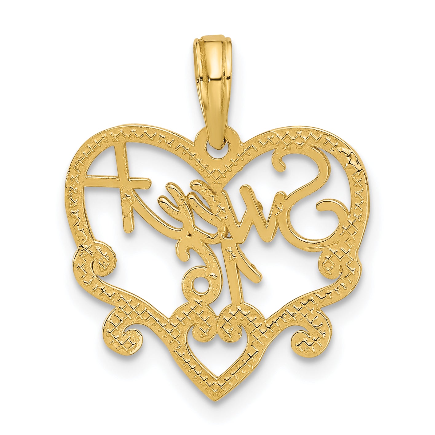 14k Fancy Sweet 16 Charm