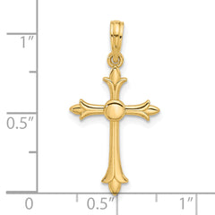 14k Fancy Cross Charm