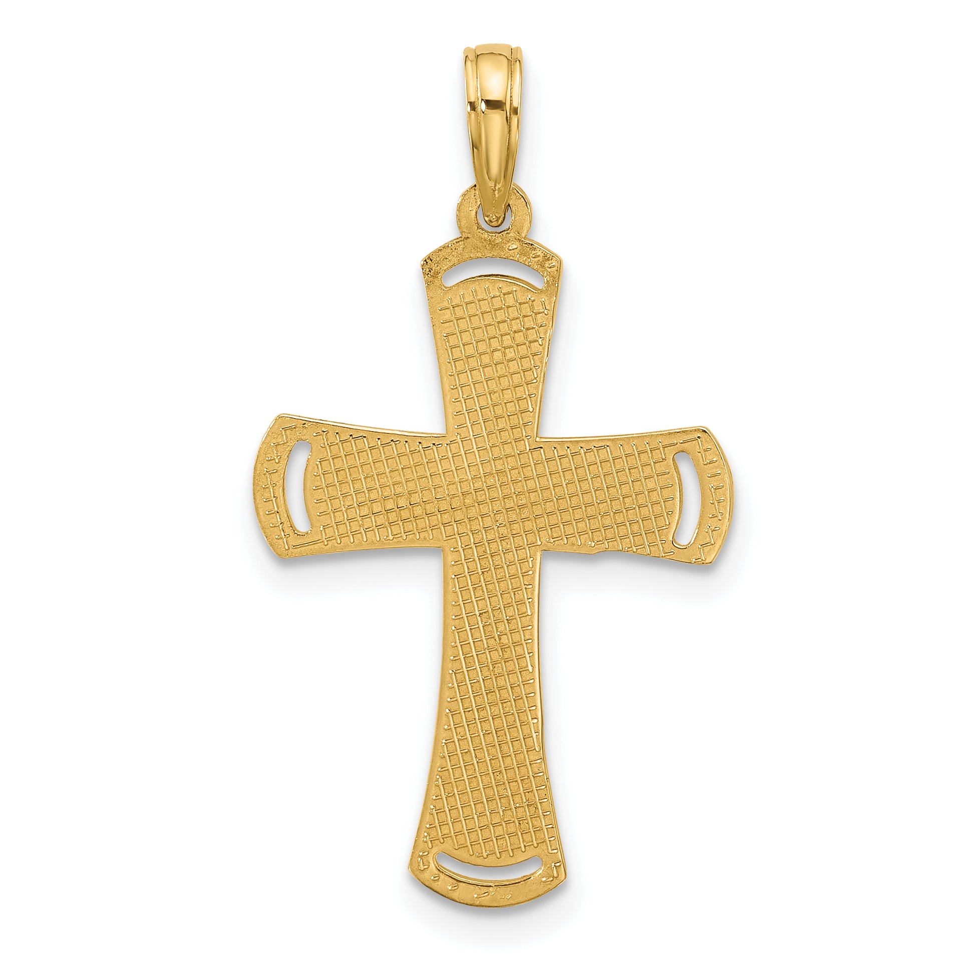 14k Fancy Cross Charm