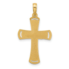 14k Fancy Cross Charm