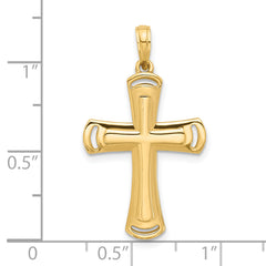 14k Fancy Cross Charm