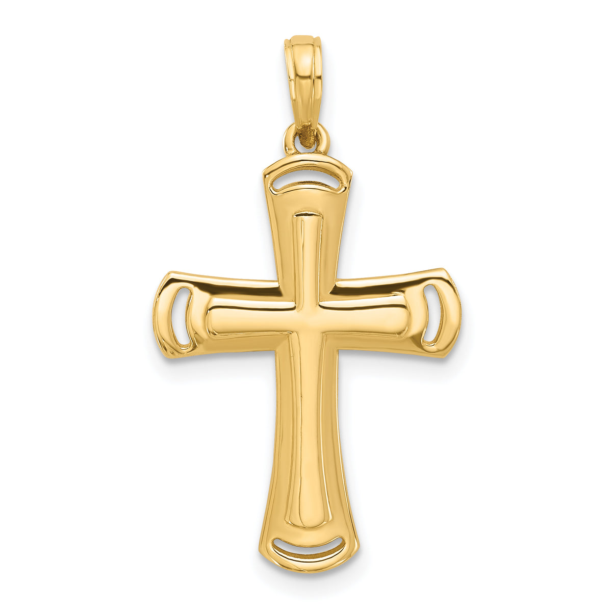 14k Fancy Cross Charm