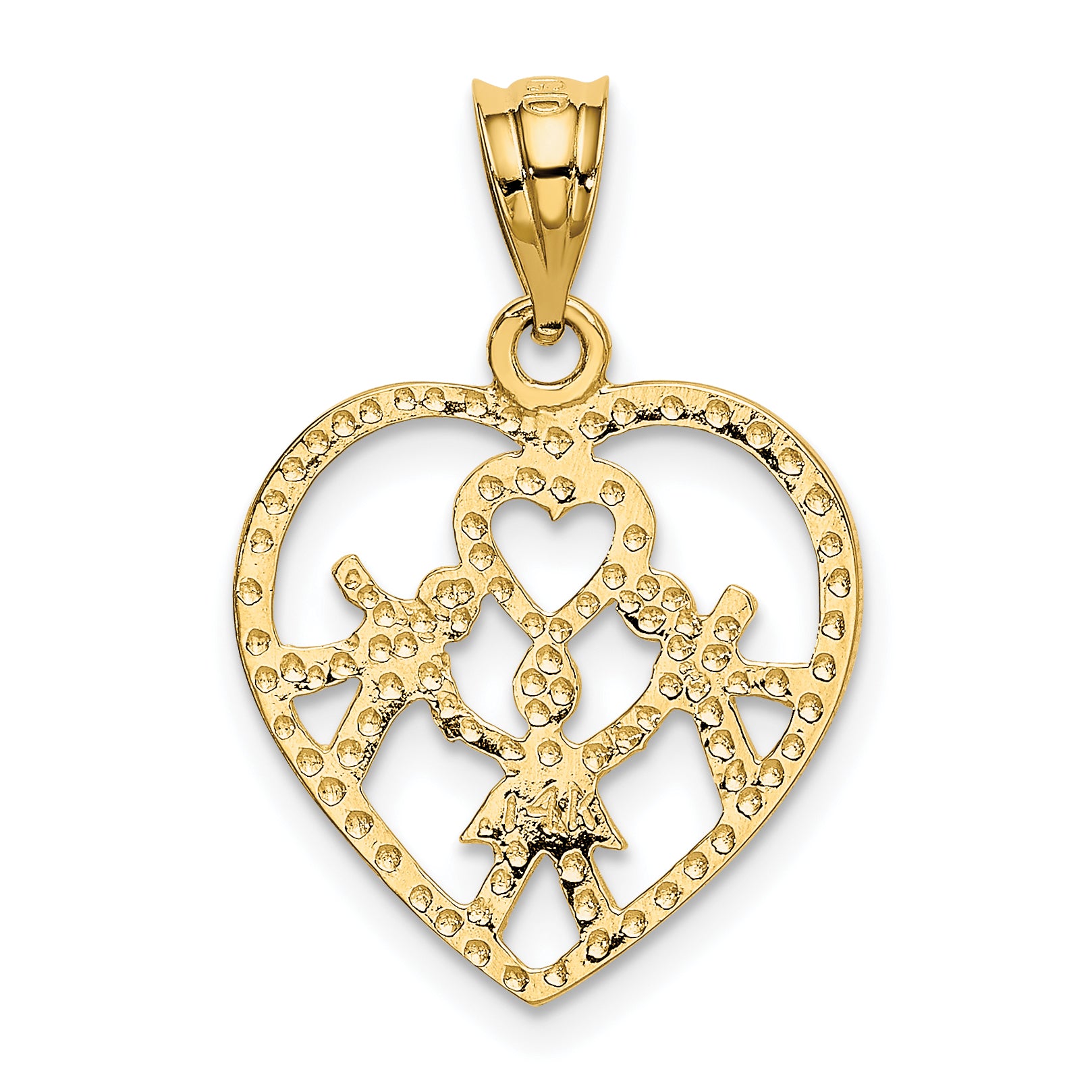 14k Heart Charm