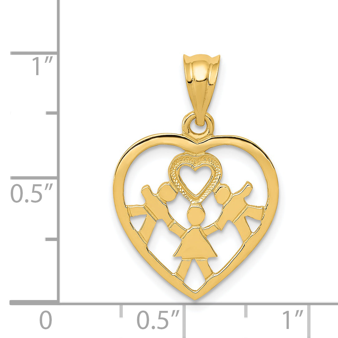 14k Heart Charm