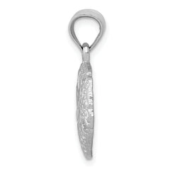 14k White Gold Sanddollar Charm