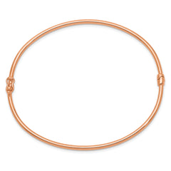 14k Rose Gold  Hinged Bangle Bracelet