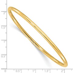 14k 3.00mm Polished Slip On Bangle