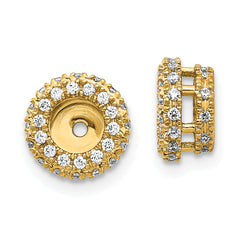 14K Lab Grown Diamond Earring Jackets