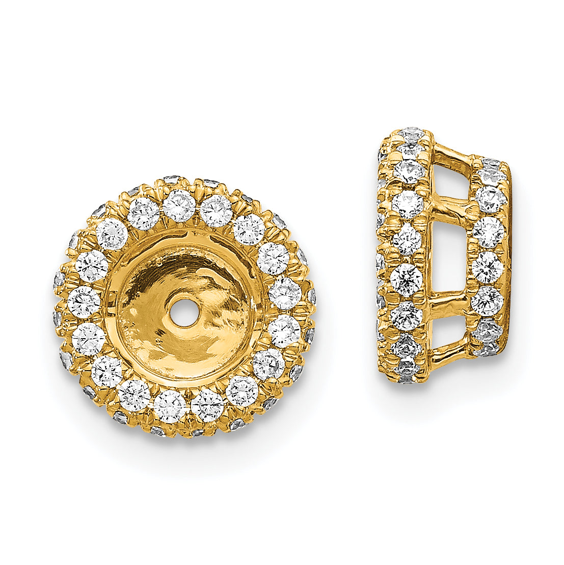 14K Lab Grown Diamond Earring Jackets