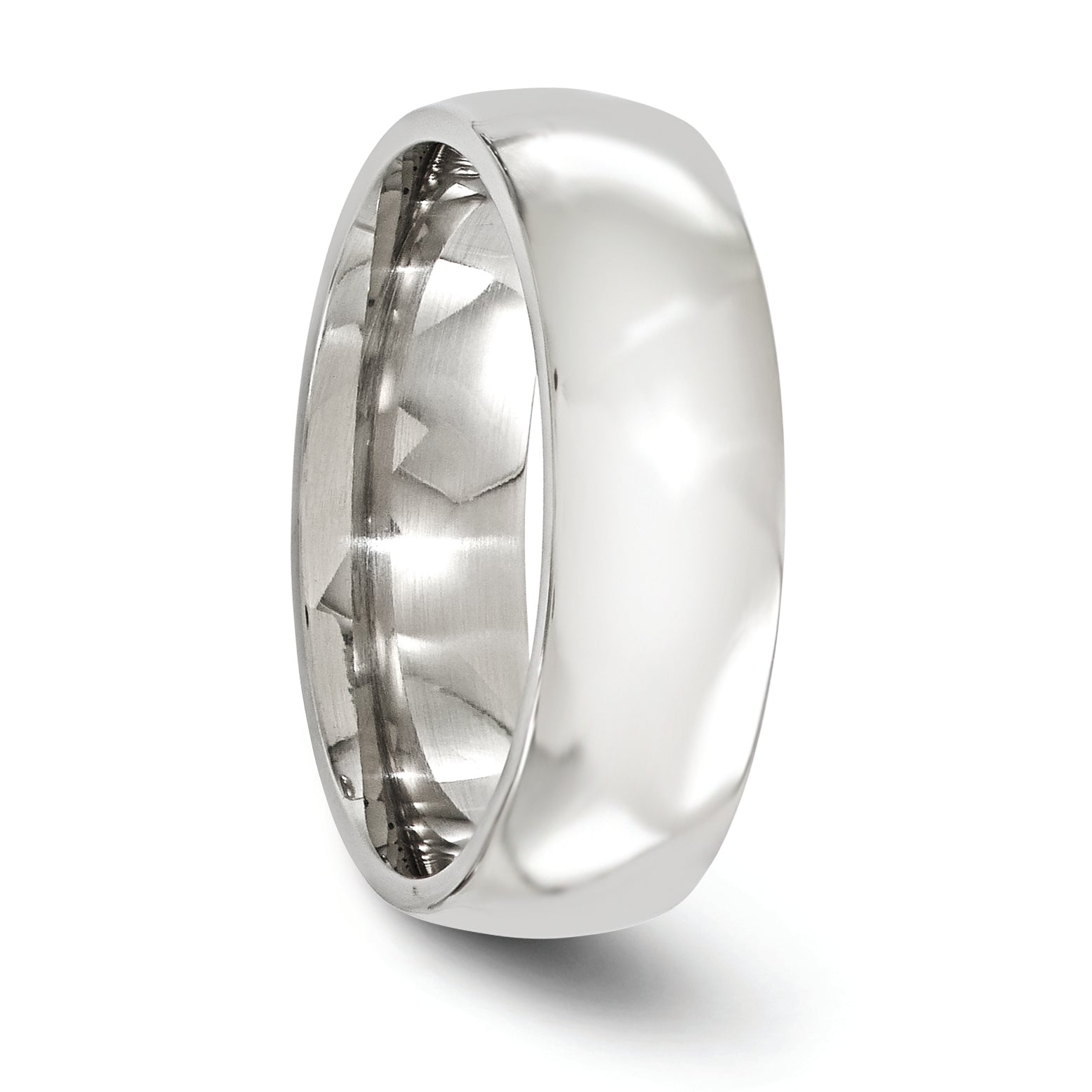 Edward Mirell Titanium Polished 7mm Band