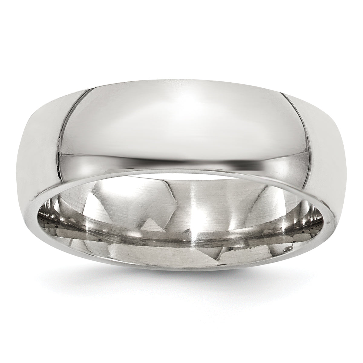 Edward Mirell Titanium Polished 7mm Band