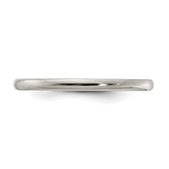 Edward Mirell Titanium Domed 2mm Polished Band Size 5.5