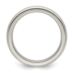 Edward Mirell Titanium Domed 3mm Polished Band Size 5