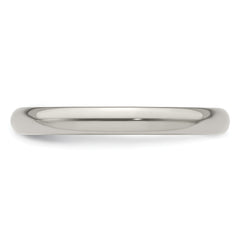 Edward Mirell Titanium Domed 3mm Polished Band Size 5