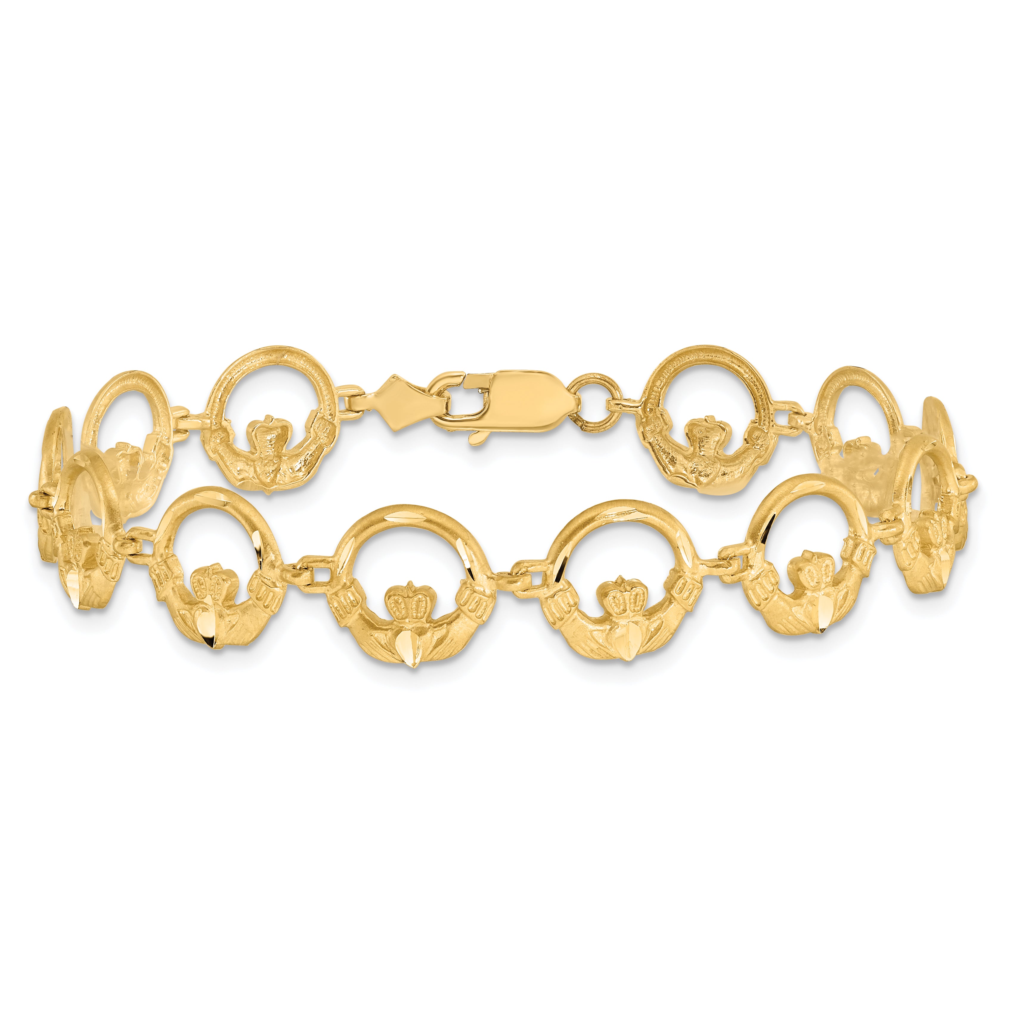 14K Claddagh Bracelet