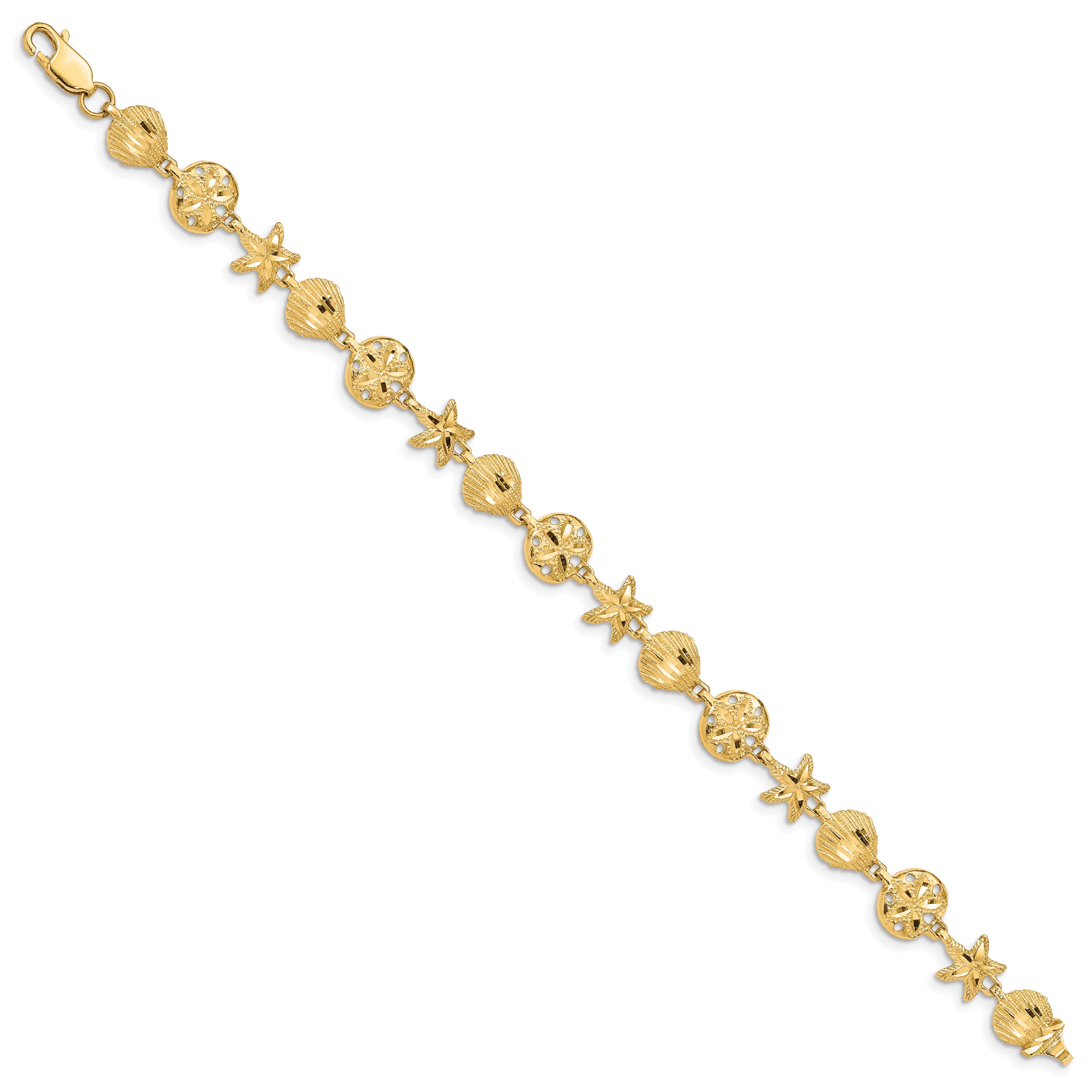 14K Sea Life Bracelet