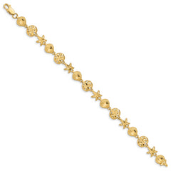 14K Sea Life Bracelet