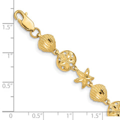 14K Sea Life Bracelet