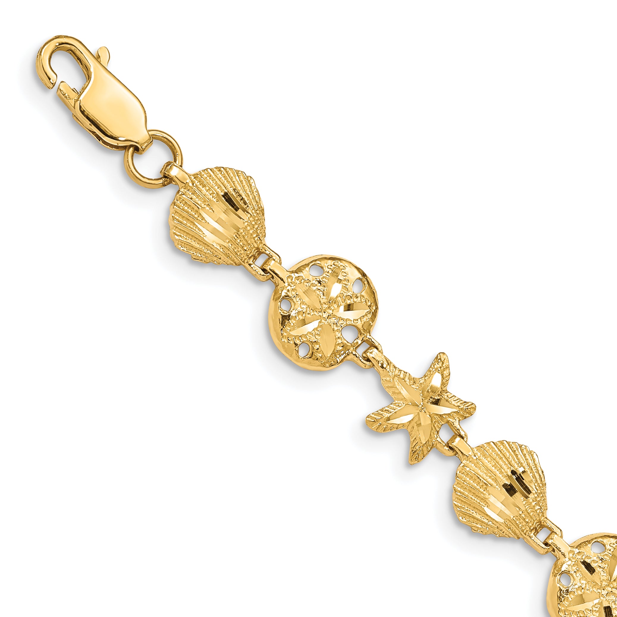 14K Sea Life Bracelet