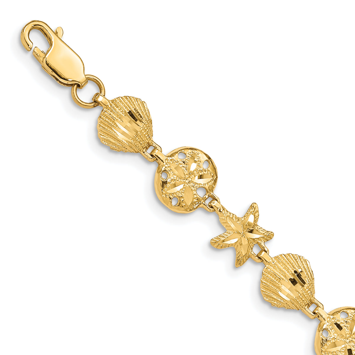 14K Sea Life Bracelet