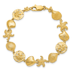 14k Sea Life Bracelet