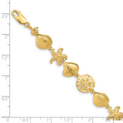 14k Sea Life Bracelet