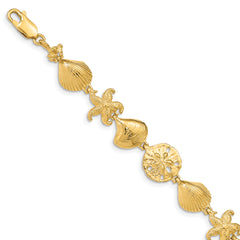 14k Sea Life Bracelet