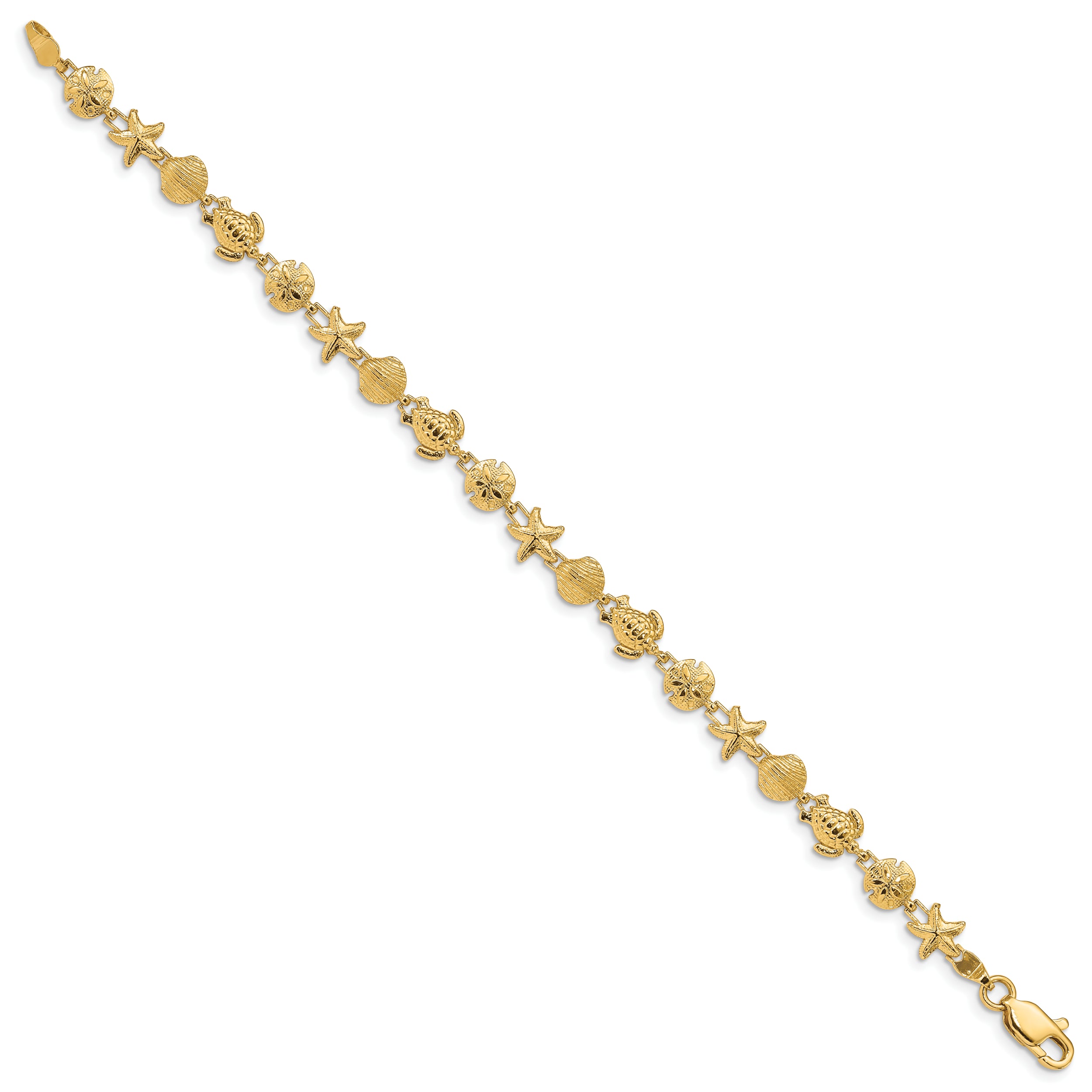 14k Sea Life Bracelet