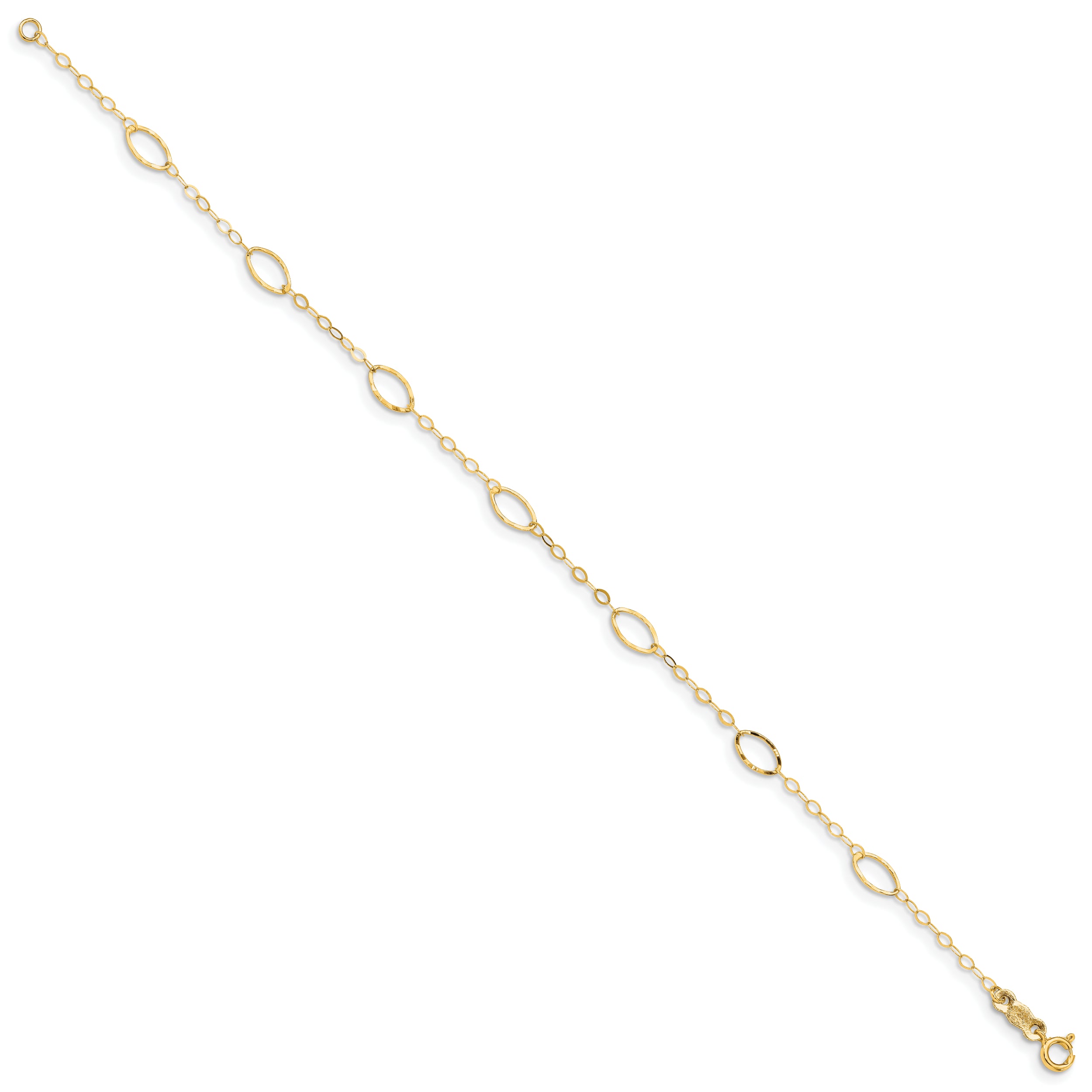 14k Oval Design Bracelet