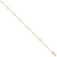 14k Oval Design Bracelet