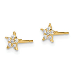 14k Madi K Star CZ Earrings