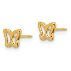 14k Madi K Cut-out Butterfly Post Earrings