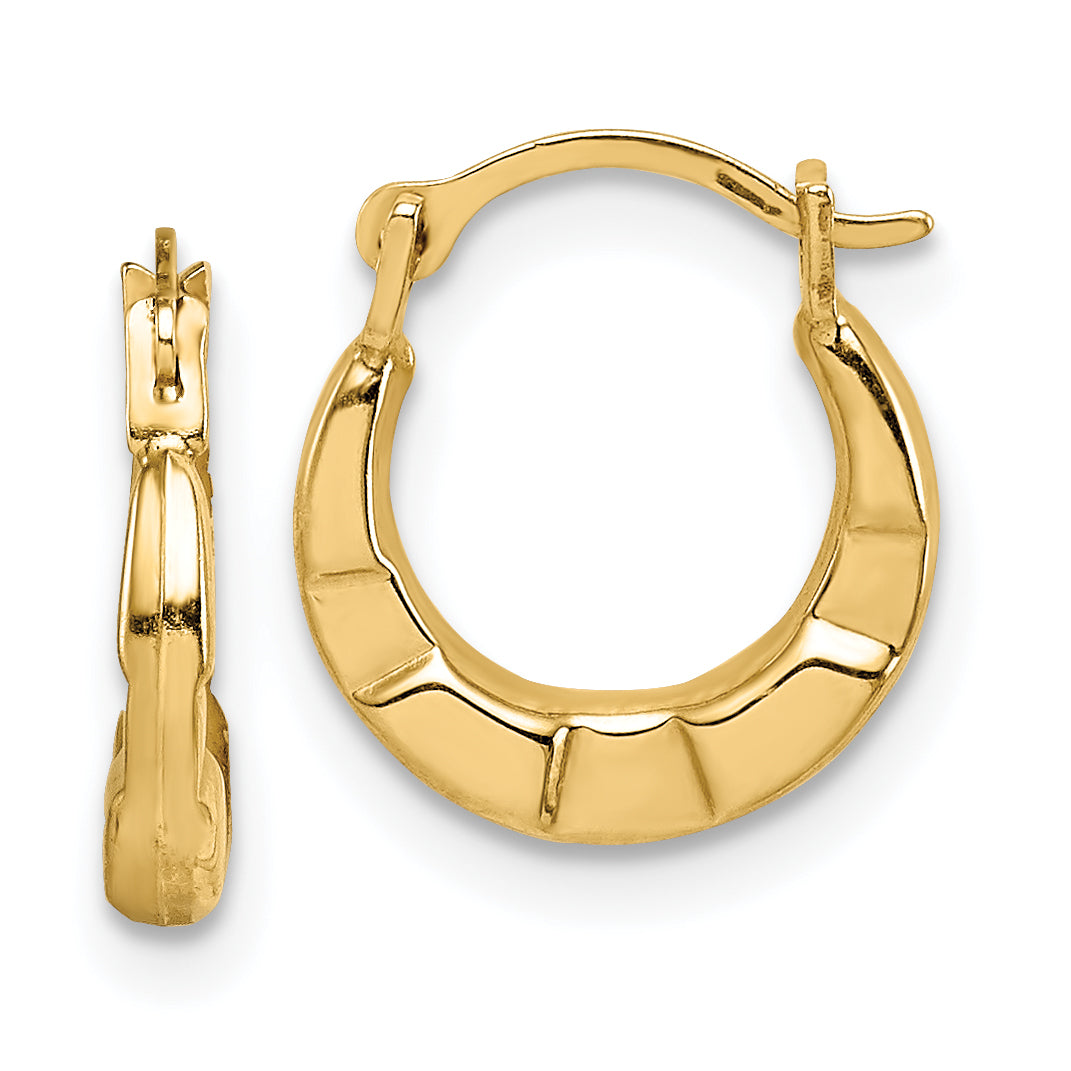 14k Madi K Hoop Earrings