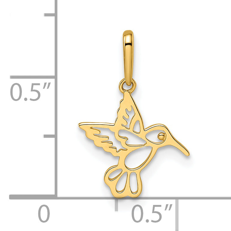 14k Madi K Hummingbird Pendant