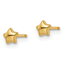 14k Madi K Polished Star Post Earrings