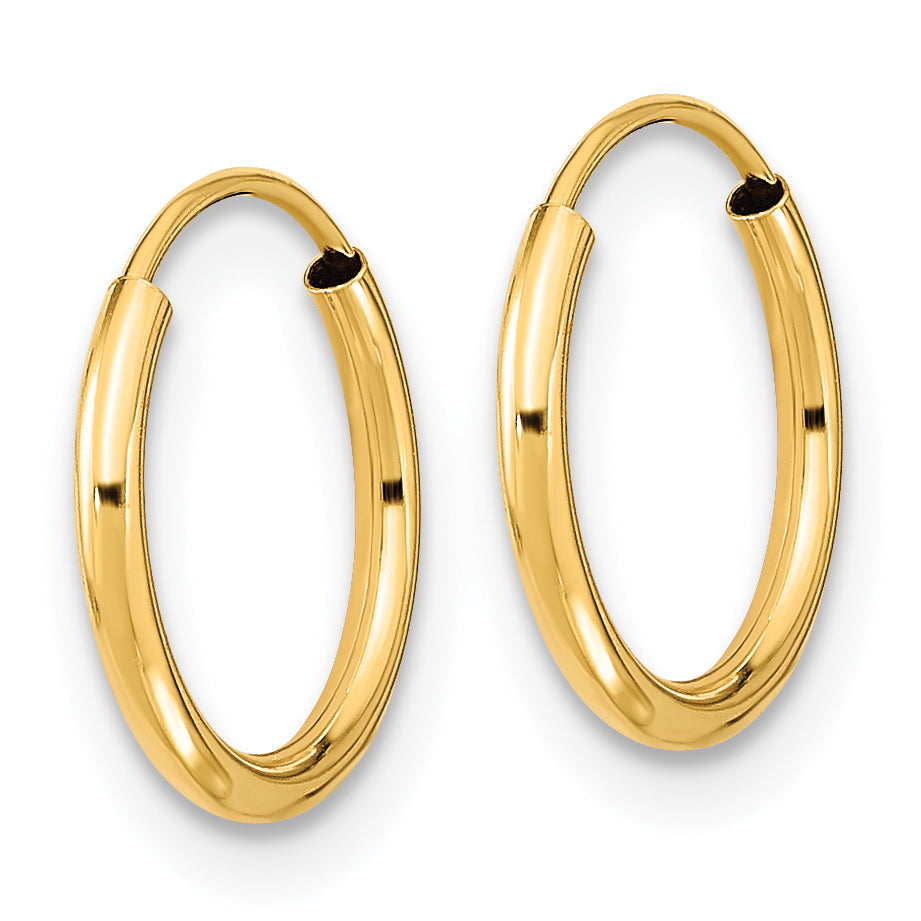 14k Madi K Endless Hoop Earrings