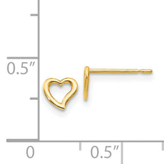 14k Madi K Children's Heart Post Earrings