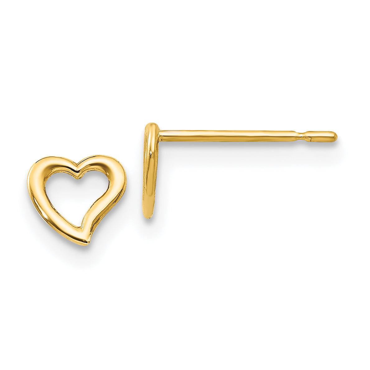 14k Madi K Children's Heart Post Earrings