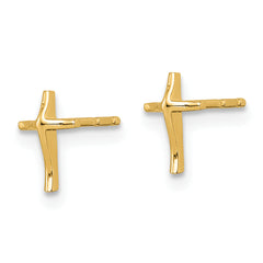 14k Madi K Cross Post Earrings