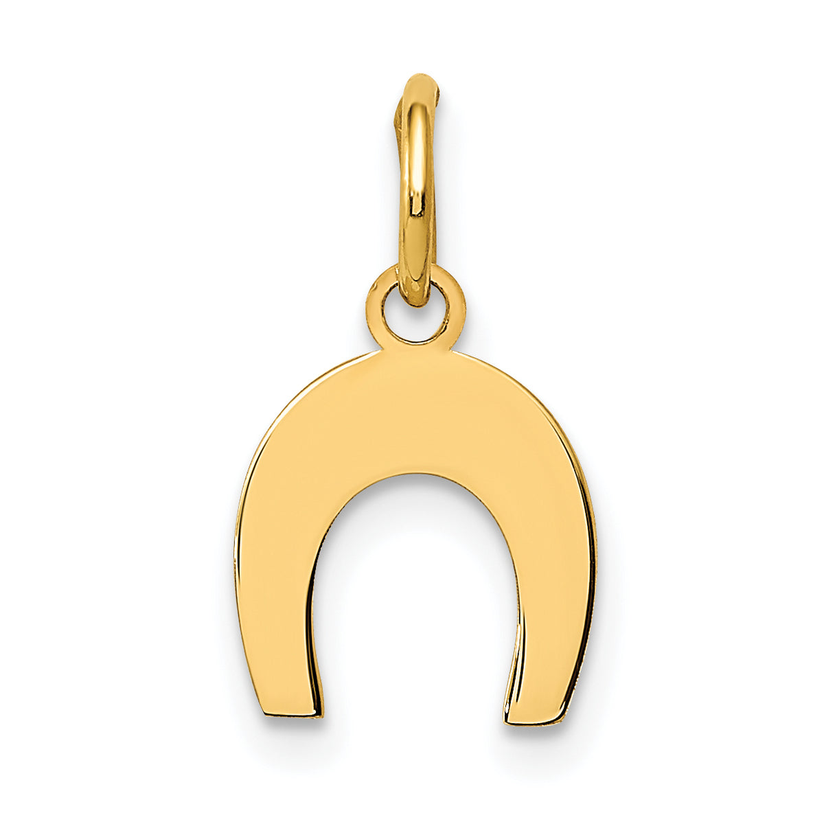 14k Horseshoe Charm