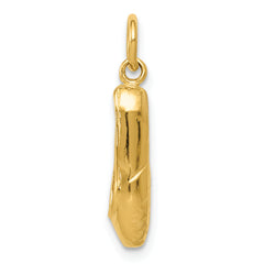 14k 3-D Ballet Slipper Pendant