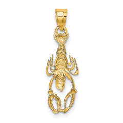 14K with White Rhodium Lobster Charm