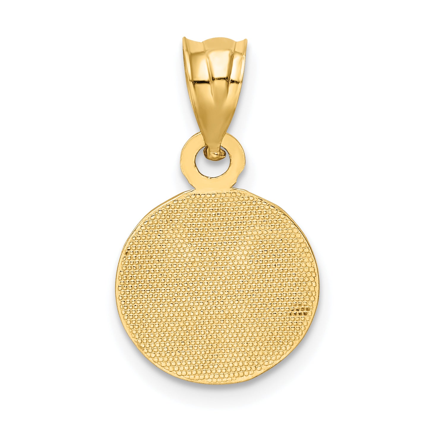 14k Enameled Soccer Ball Pendant