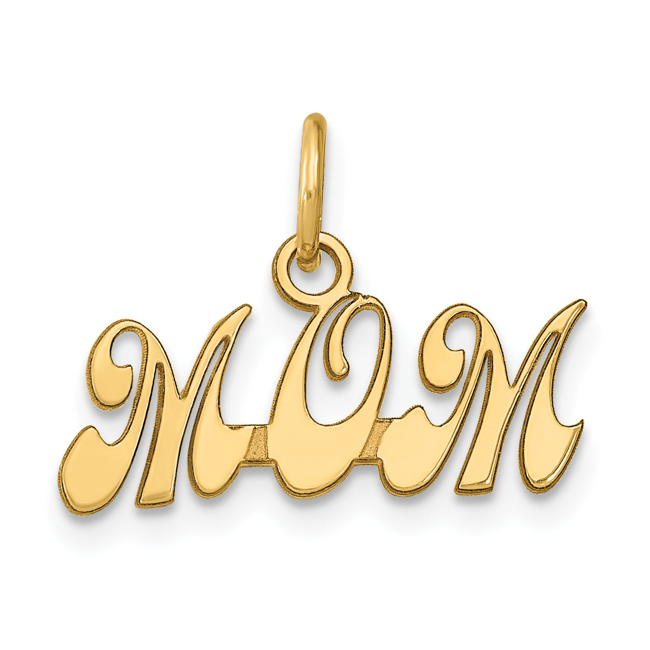 14k MOM Charm