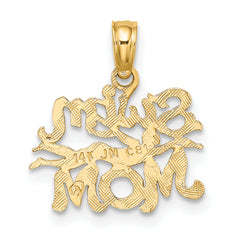 14K SWIM MOM w/Swimmer Charm