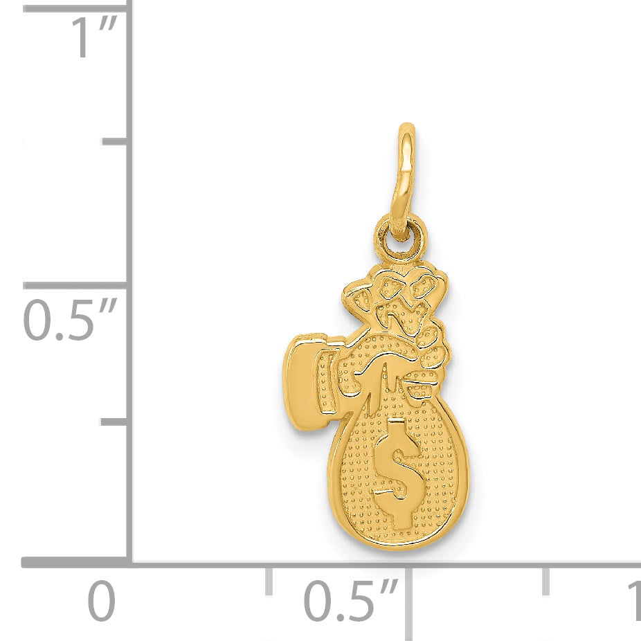 14k Money Bag Charm